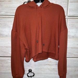 burnt orange, hoodie